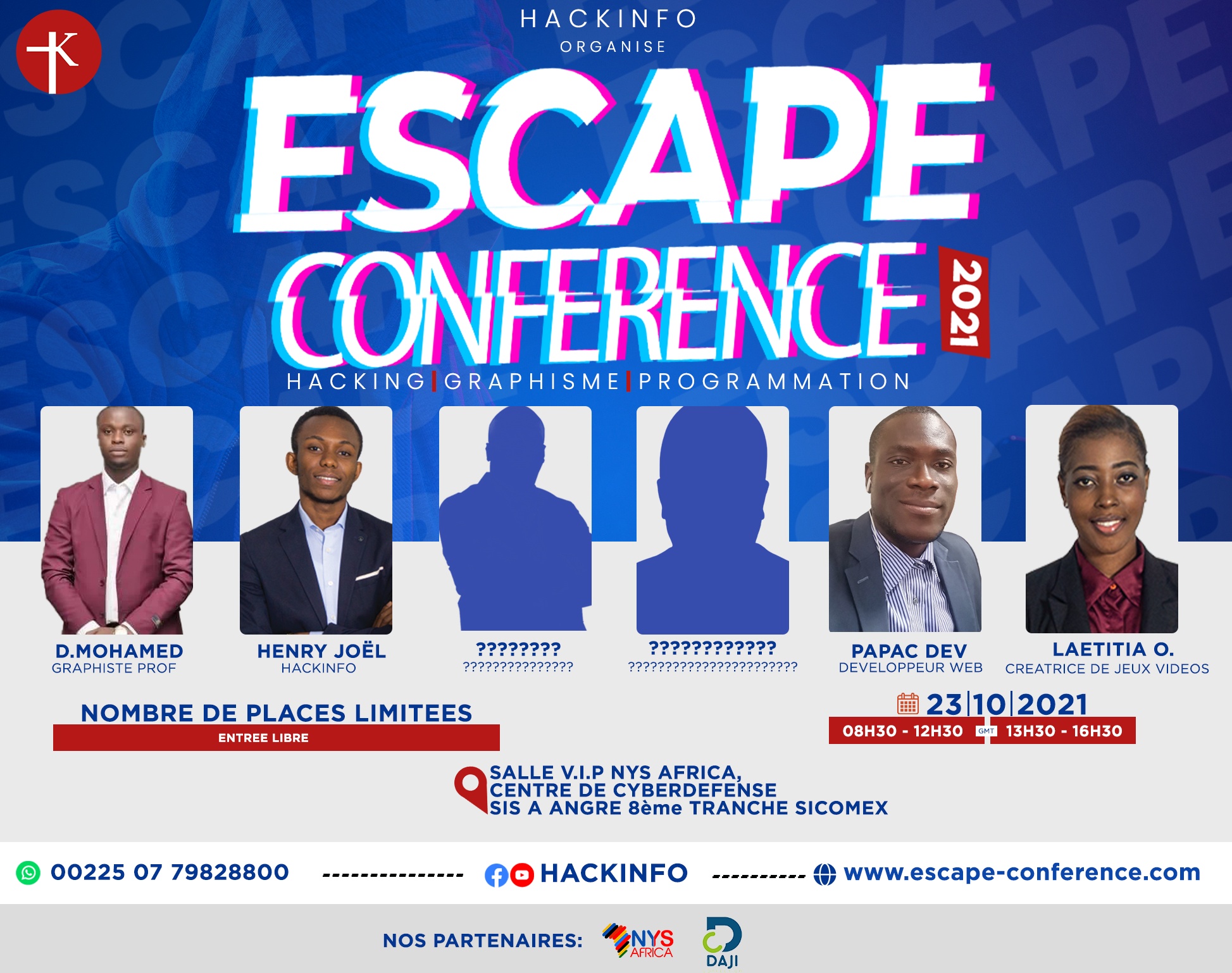 ESCAPE CONFERENCE Flyer